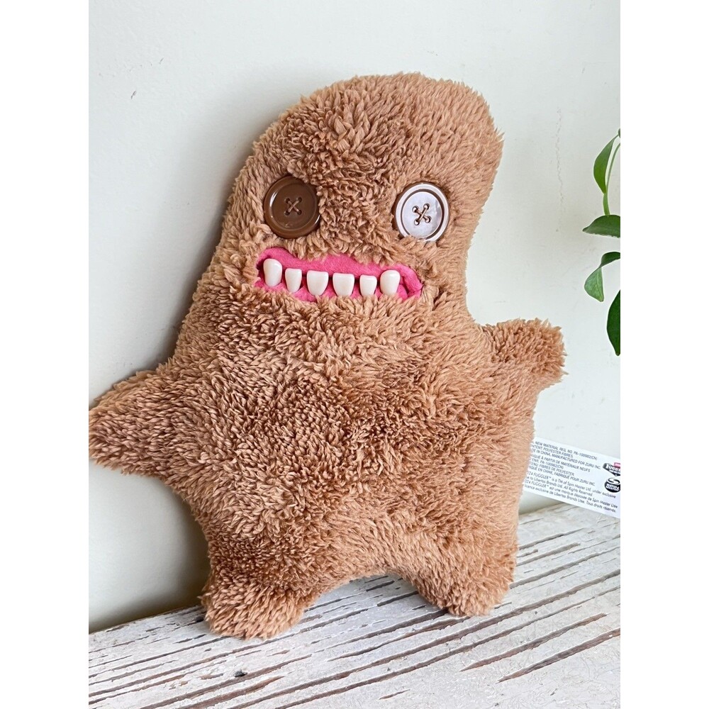Zuru Fuggler Sir Splodge A Lot Plush Stuffed Animal Brown Monster Soft 9"
